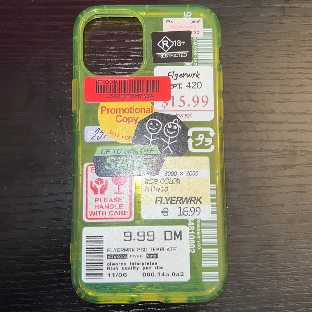 Neon iPhone 11 pro case